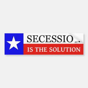 Texas Secession Bumper Sticker