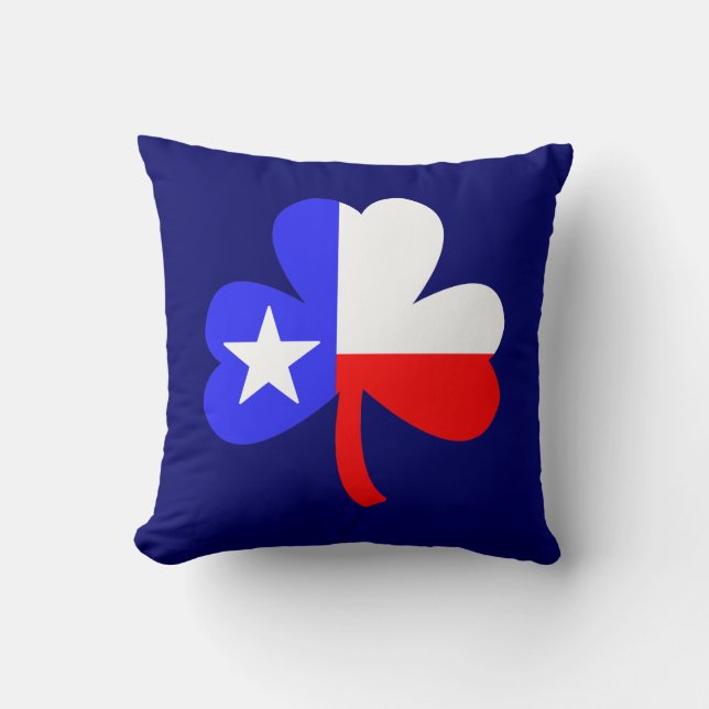 Texas Shamrock Cushion (Front)