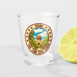 Texas shot glass