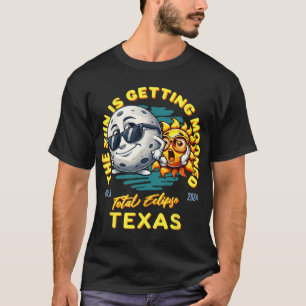 Texas Solar Eclipse Apr 8 2024 Sun Is Getting Moon T-Shirt