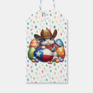 Texas/southwestern Easter bunny sheriff Gift Tags