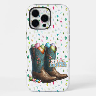 Texas/southwestern Easter egg boots  iPhone 16 Pro Max Case