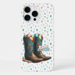 Texas/southwestern Easter egg boots iPhone 16 Pro Max Case