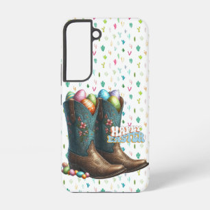 Texas/southwestern Easter egg boots Samsung Galaxy Case