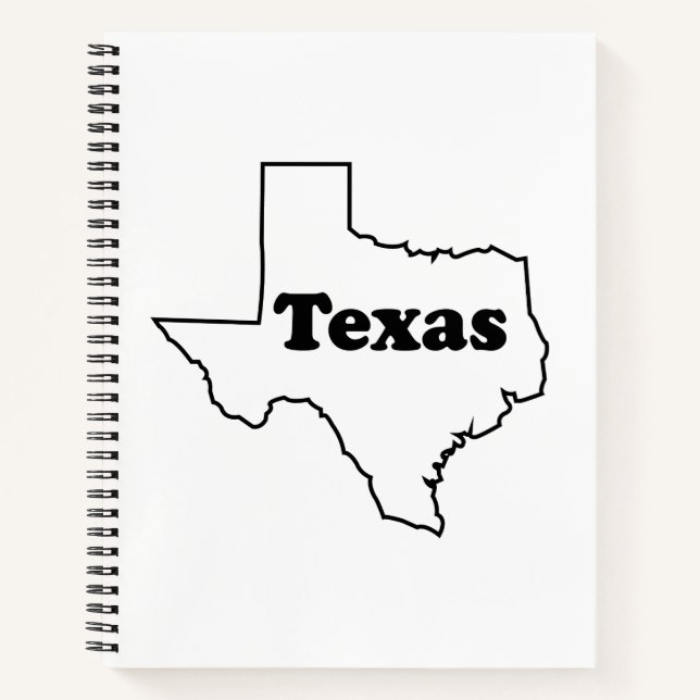 Texas Spiral Notebook  (Front)