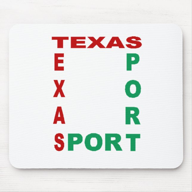 TEXAS SPORT Mouse Pad (Front)