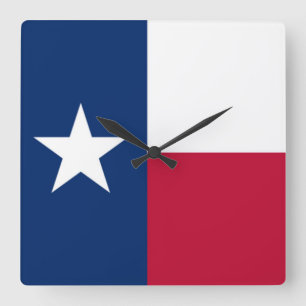 Texas Square Wall Clock