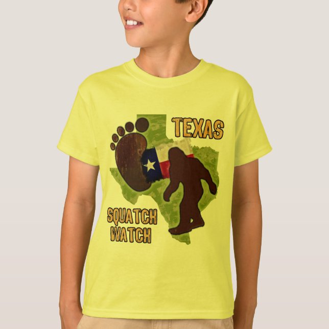 Texas Squatch Watch T-Shirt (Front)