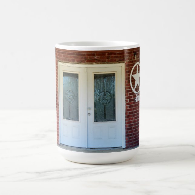 Texas Star Double Doors Coffee Mug (Center)