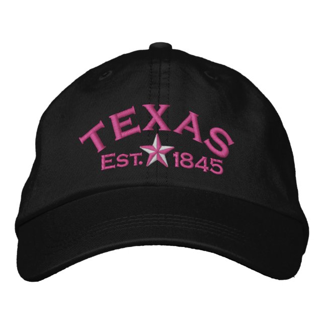Texas Star Embroidered Hat (Front)