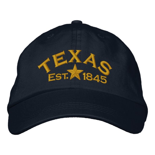 Texas Star Embroidered Hat (Front)