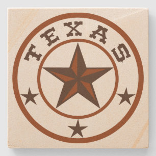 Texas Star Stone Coaster