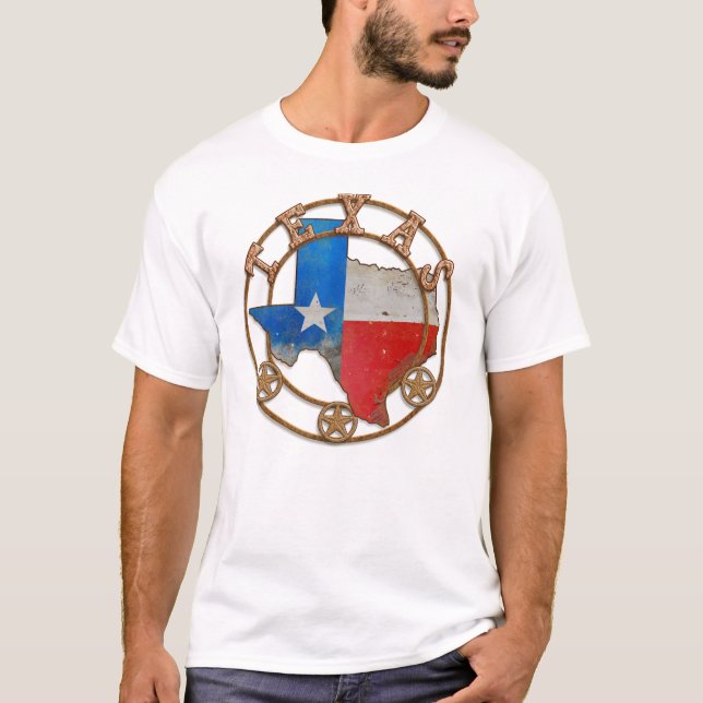 Texas State Barn Art T-Shirt (Front)
