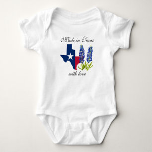 Texas State Bluebonnets Txst Floral Baby bodysuit