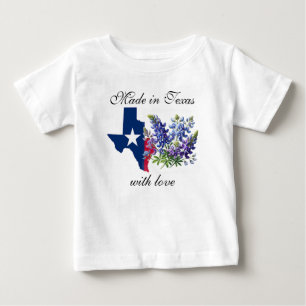 Texas State Bluebonnets Txst Floral Baby bodysuit
