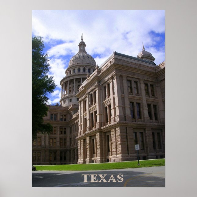 Texas State Capitol Building Poster (Front)