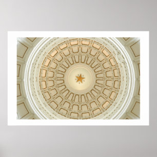 Texas State Capitol Rotunda Poster