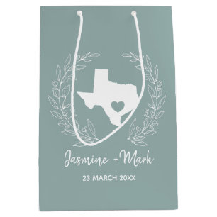  Texas state destination wedding favors  Medium Gift Bag