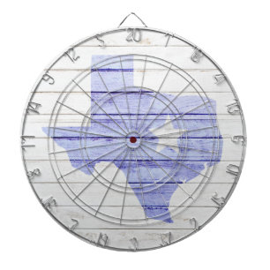 Texas State Faux Wood  Dartboard