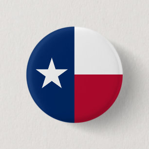 Texas State Flag 3 Cm Round Badge