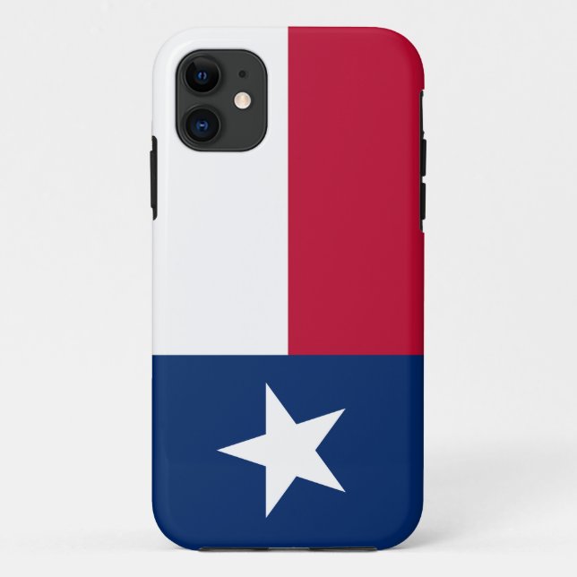 Texas State Flag Case-Mate iPhone Case (Back)