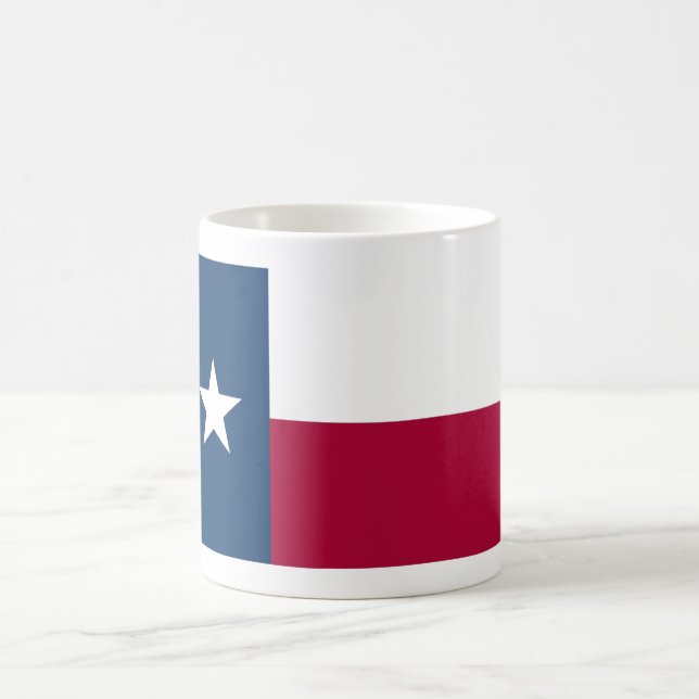 Texas State Flag Coffee Cup Mug (Center)