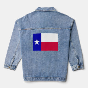 Texas State Flag Denim Jacket