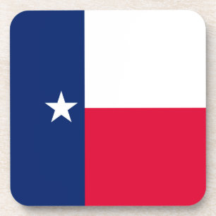 Texas State Flag Design Decor Coaster