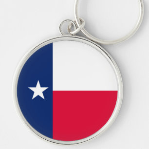Texas State Flag Design Key Ring