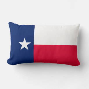 Texas State Flag Design Lumbar Cushion