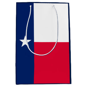 Texas State Flag Design Medium Gift Bag