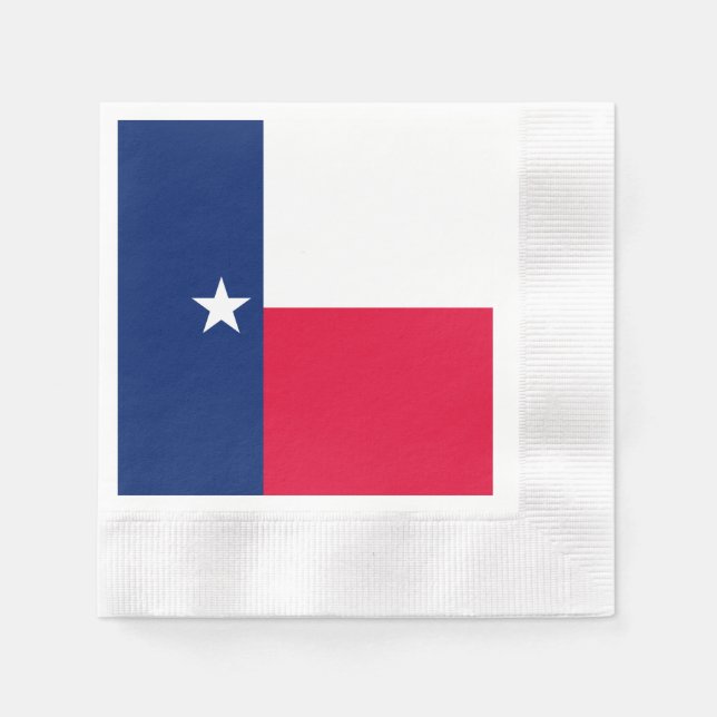 Texas State Flag Design Napkin (Front)