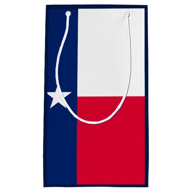 Texas State Flag Design Small Gift Bag (Front)