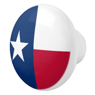 Texas state flag door and drawer pull knobs