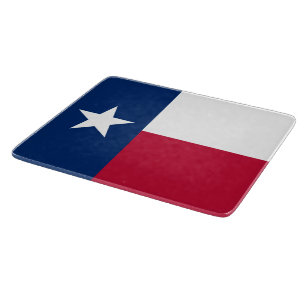 Texas state flag - high quality authentic colour cutting board