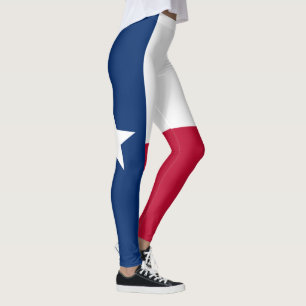 Texas State Flag Leggings