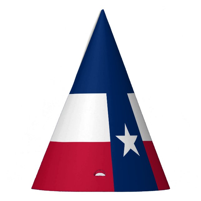 Texas State Flag Party Hat (Left)