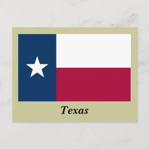 Texas State Flag Postcard