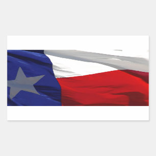 Texas State Flag Rectangular Sticker