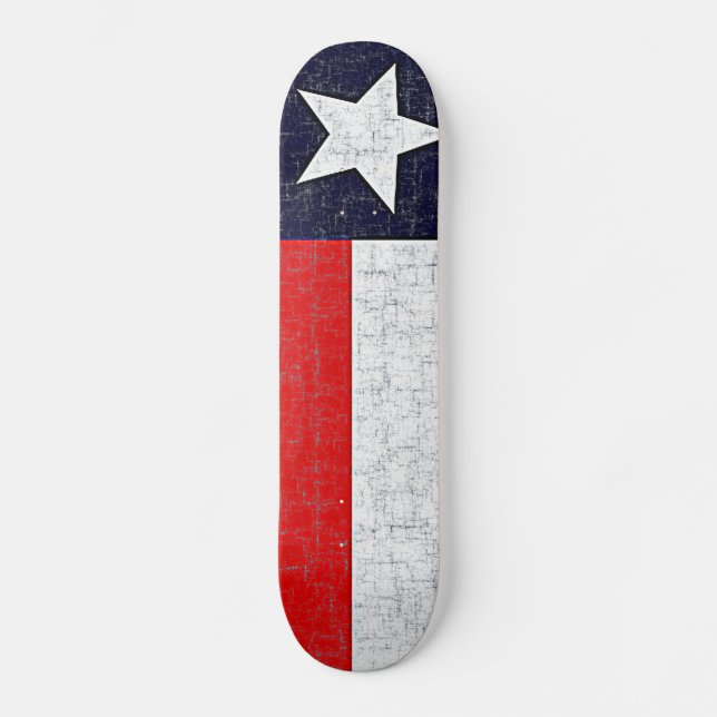 TEXAS STATE FLAG Skateboard (Front)