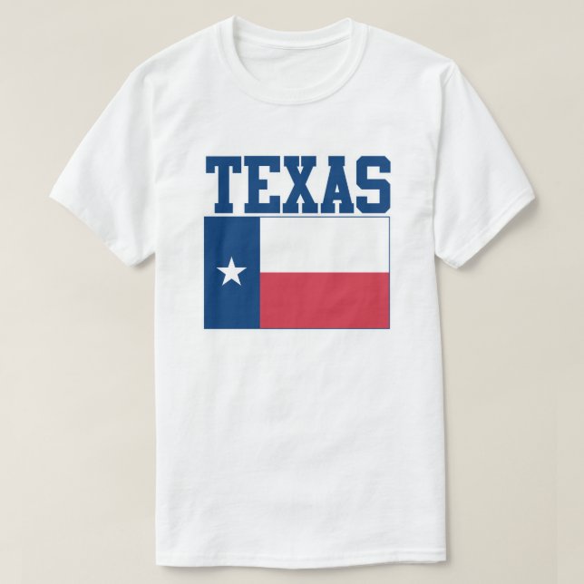 Texas State Flag T-Shirt (Design Front)