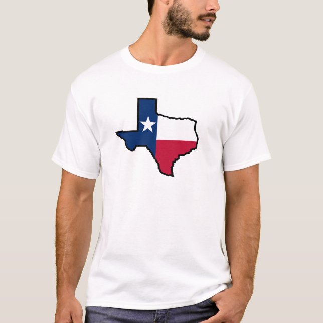Texas State Flag T Shirt (Front)