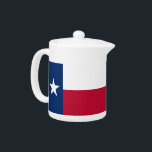 Texas State Flag Teapot<br><div class="desc">Add a vibrant touch of Texan spirit to your tea time with our exclusive teapot featuring the flag of Texas! Crafted with meticulous attention to detail, this teapot is more than just functional; it's a celebration of Texan heritage and cultural pride. The bold design proudly showcases the iconic blue, white,...</div>