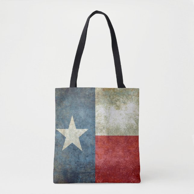 Texas State Flag Tote Bag (Front)
