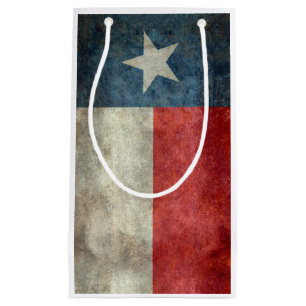 Texas state flag vintage retro style Gift  Bags Small Gift Bag