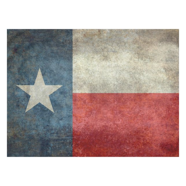 Texas state flag vintage retro style Tablecloth (Front (Horizontal))