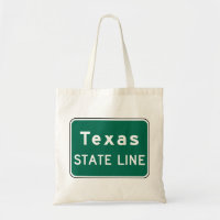 Texas State Line Road Sign