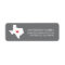 Texas State | New Home Return Address Label