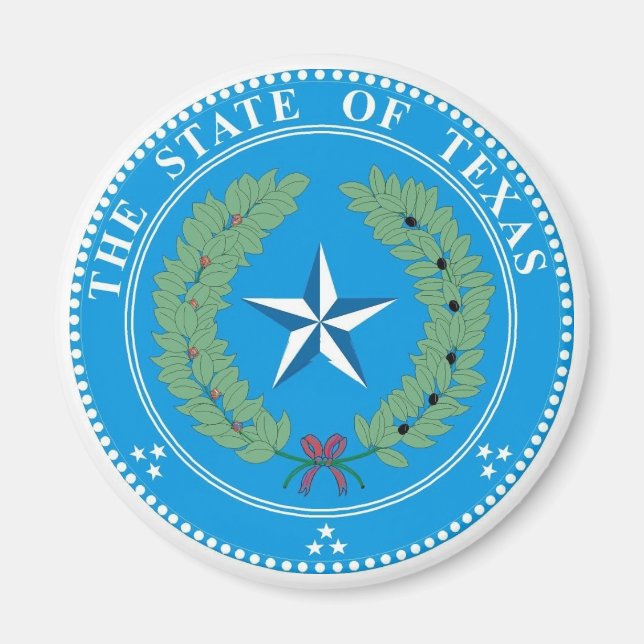 Texas State Seal Magnet (Front)