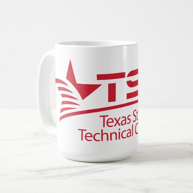Texas State Technical College Logo Coffee Mug (Front Left)